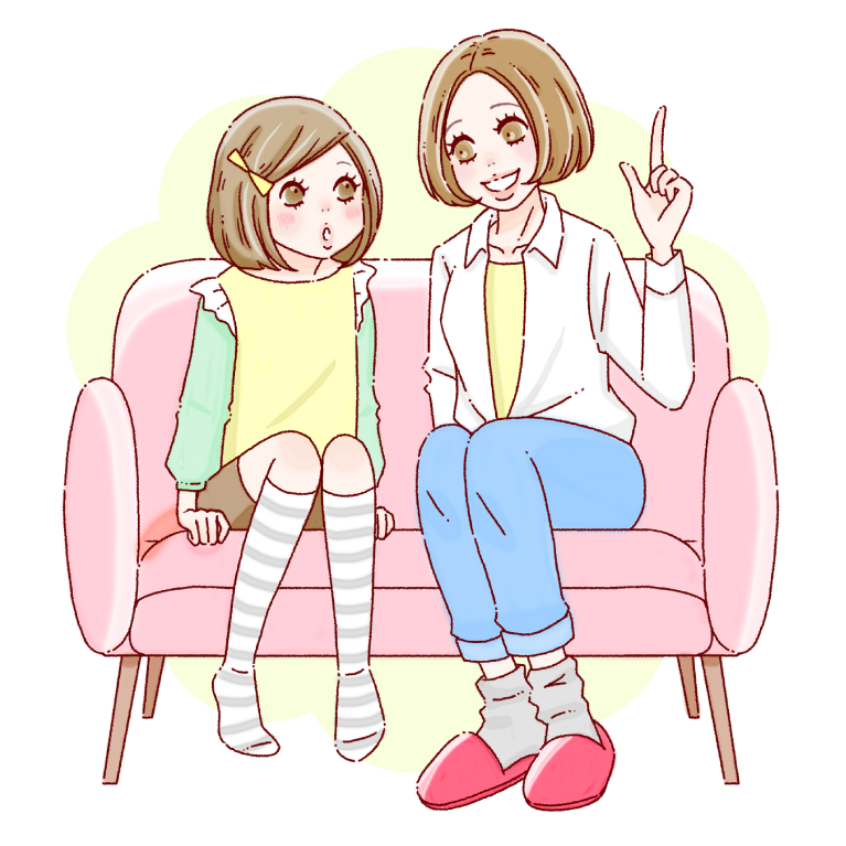 思春期のお子さまと身体方面的变化について話す時は落ち着いて話しましょう
